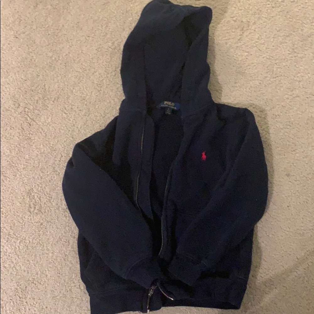 Boys Size 6 Polo by Ralph Lauren Hooded Sweatshirt